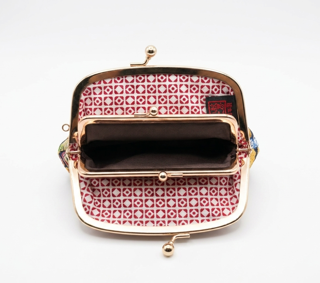 Japanese-style coin purses ("Gama-guchi")